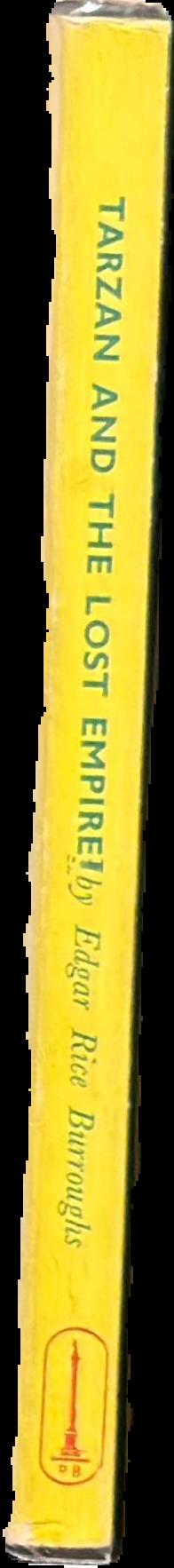 Tarzan and the lost empire / by Edgar Rice Burrough live spine