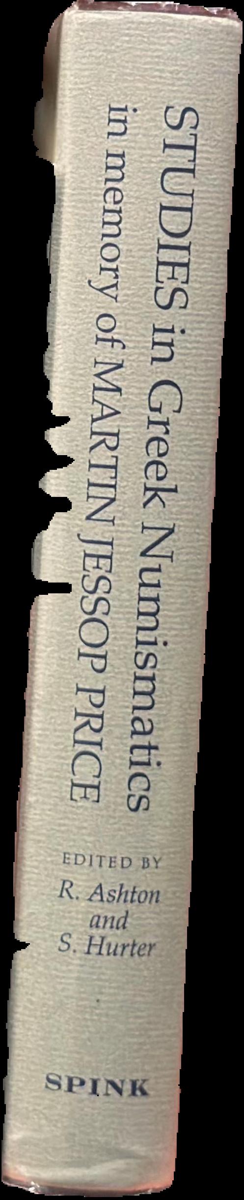 Studies in Greek numismatics in memory of Martin Jessop Price live spine