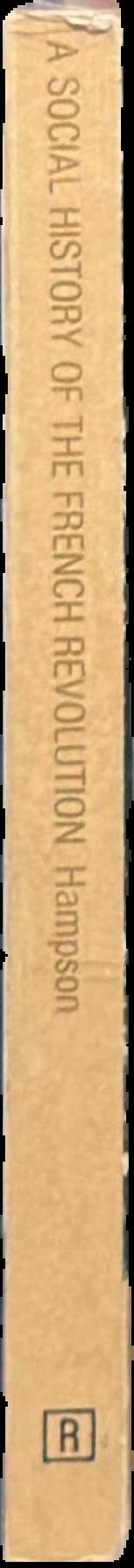 A social history of the French revolution live spine