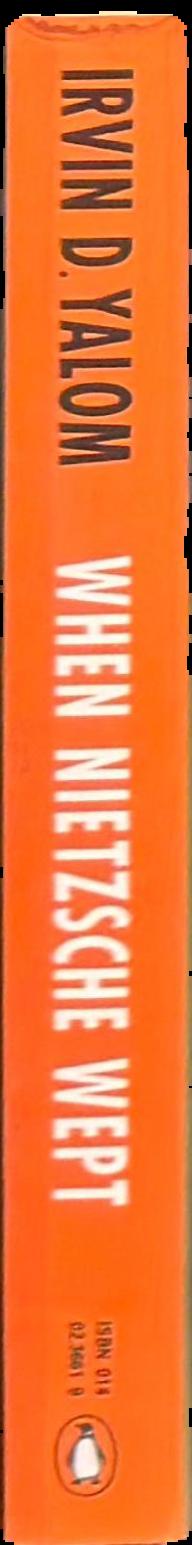 When Nietzsche wept / Irvin D. Yalom live spine