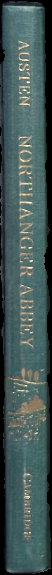 Northanger Abbey live spine