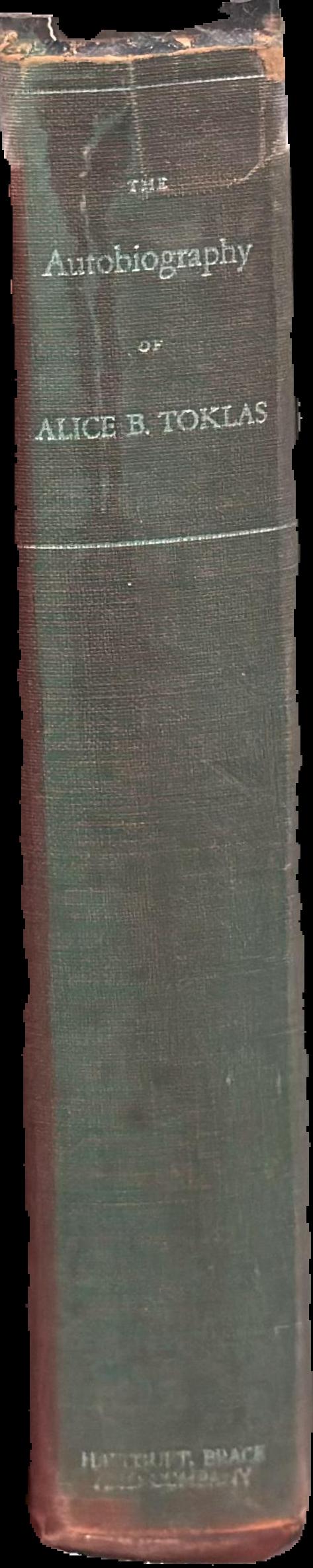 The autobiography of Alice B. Toklas : illustrated live spine