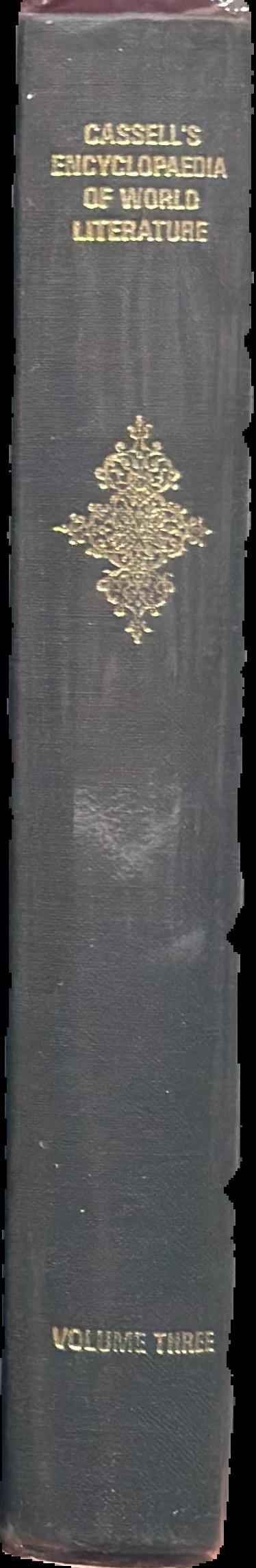 Cassell's encyclopaedia of world literature, volume three, biographies L-Z live spine