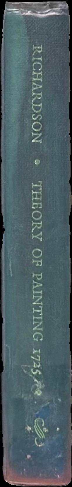 An essay on the theory of painting, 1725 live spine
