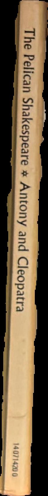 Antony and Cleopatra live spine