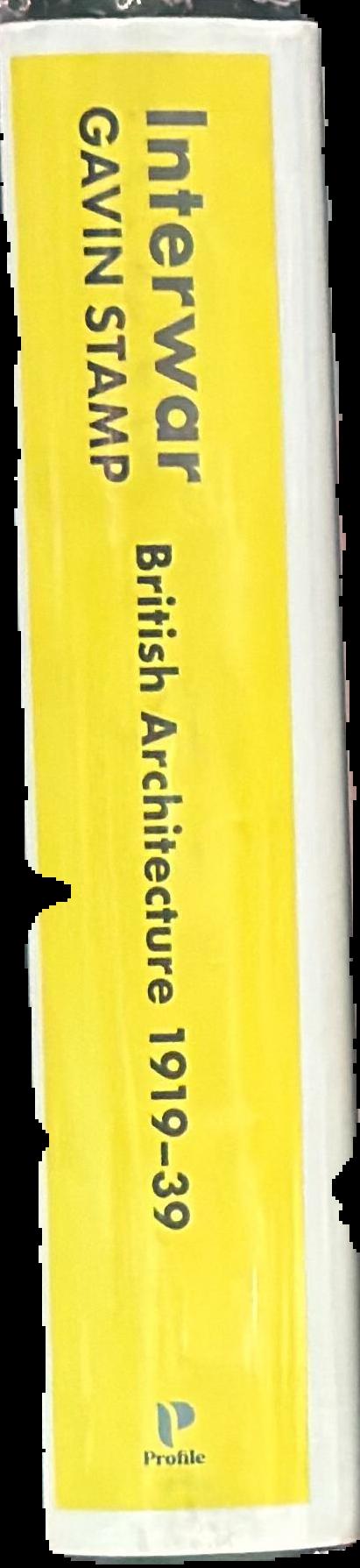 Interwar : British architecture 1919-39 live spine