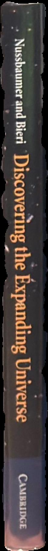 Discovering the expanding universe live spine