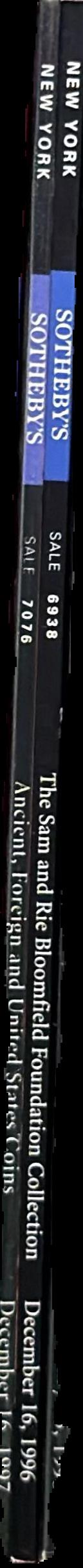 The Sam and Rie Bloomfield Foundation : highly important United States and foreign gold coins : Monday, December 16, 1996 / Sotheby's live spine