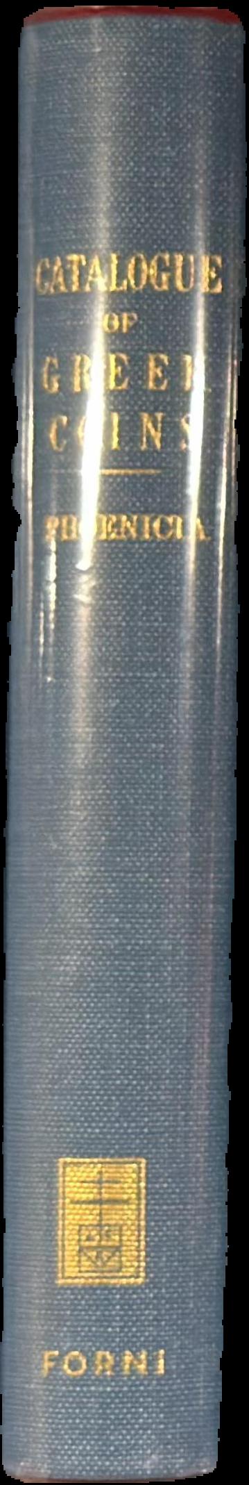 Catalogue of the Greek coins of Phoenicia live spine