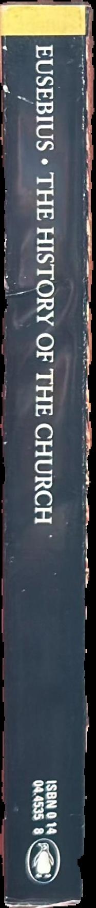 The history of the church from Christ to Constantine live spine