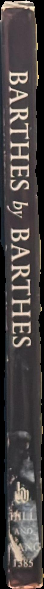 Roland Barthes by Roland Barthes live spine