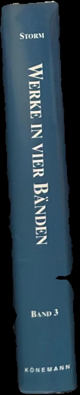 Werke in vier banden : band 3 live spine