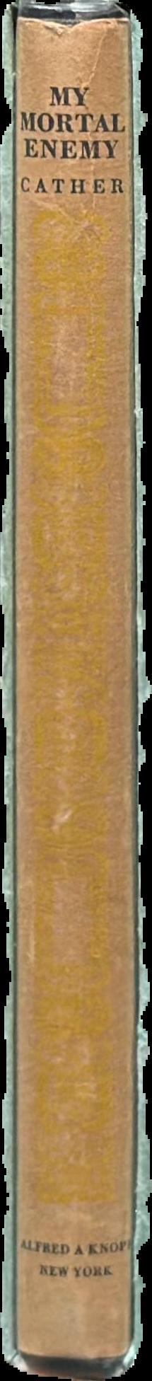 My mortal enemy live spine