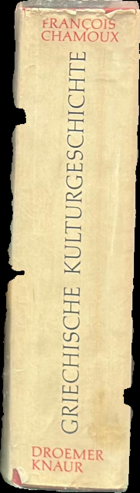 Griechische kulturgeschichte = Greek cultural history live spine