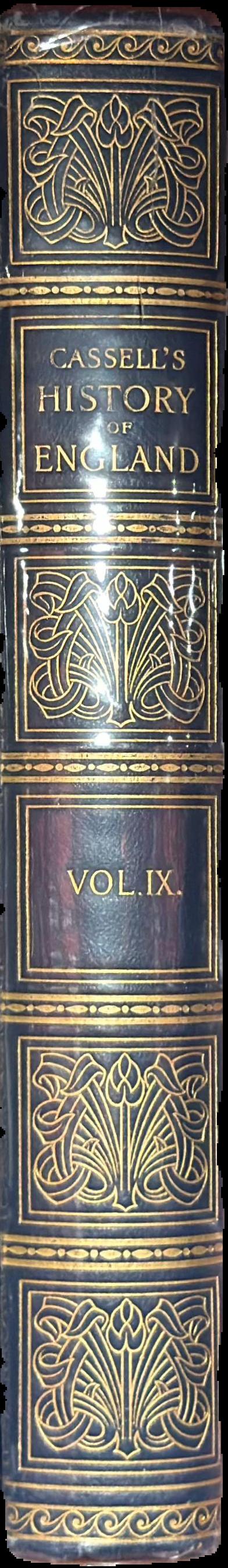 Cassell's history of England : vol. VII, from the illness of the Prince of Wales to the British occupation of Egypt live spine