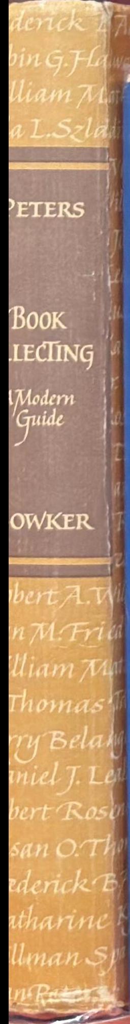 Book collecting : a modern guide live spine