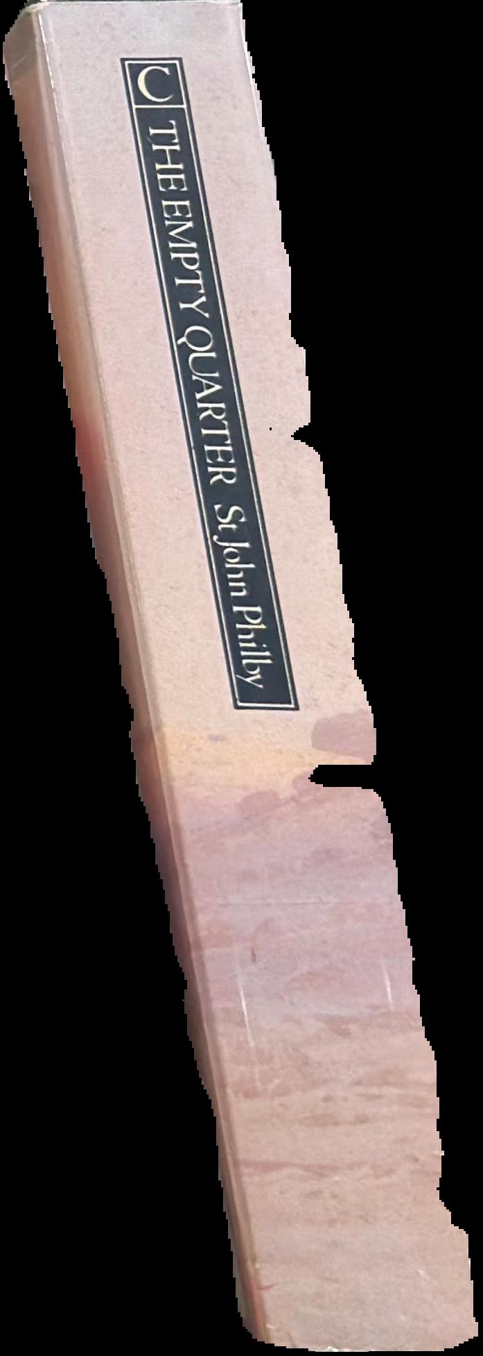 The empty quarter : being a description of the Great South Desert of Arabia known as Rub' al Khali / H. St. John B. Philby live spine