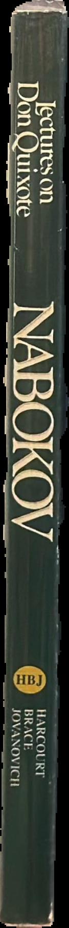 Lectures on Don Quixote live spine