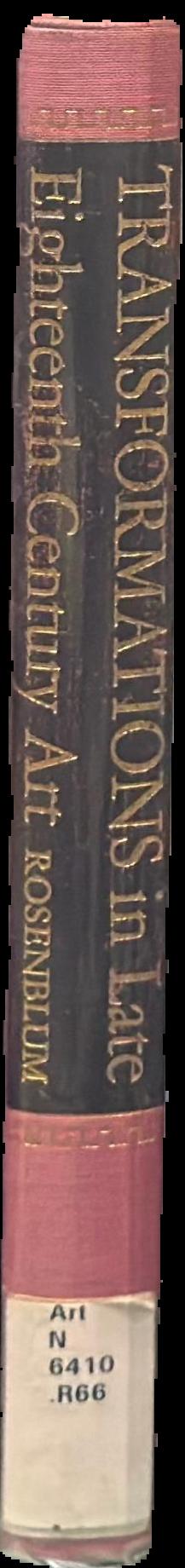 Transformations in late eighteenth century art live spine
