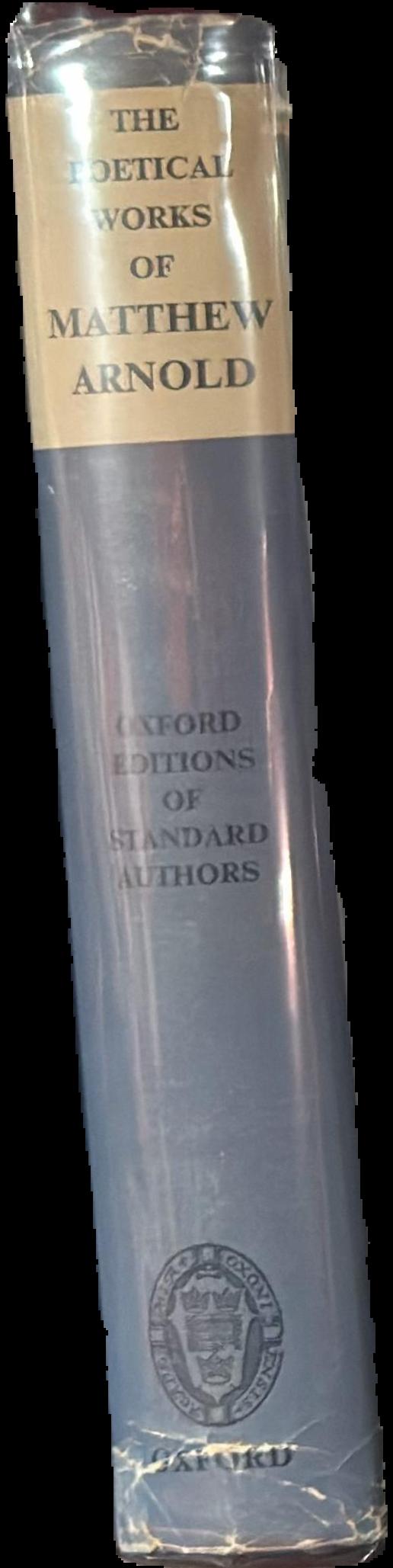The poetical works of Matthew Arnold live spine
