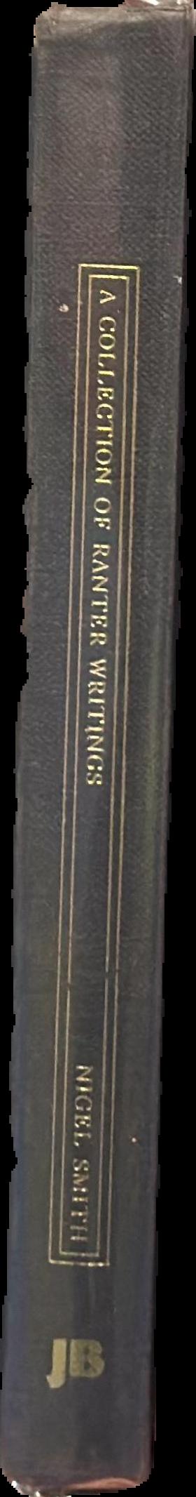 A collection of Ranter writings / edited by Nigel Smith ; foreword by John Carey live spine