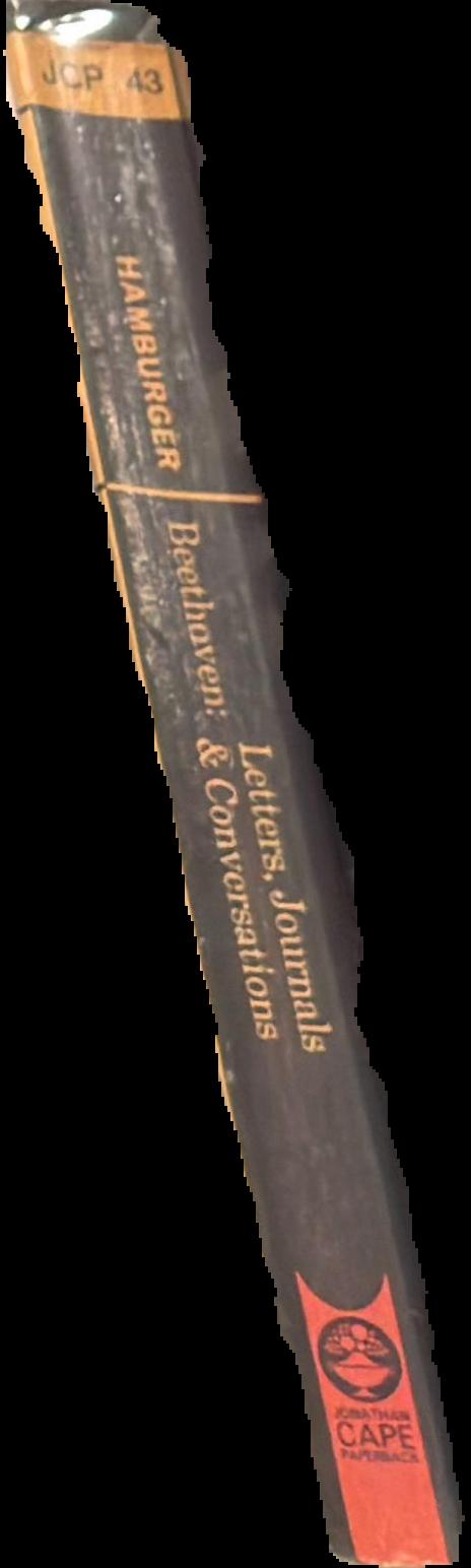Beethoven : letters, journals and conversations live spine