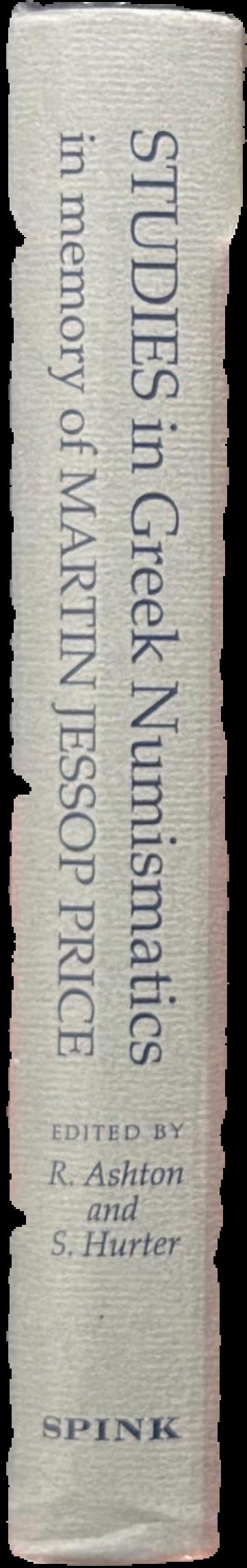 Studies in Greek numismatics in memory of Martin Jessop Price live spine
