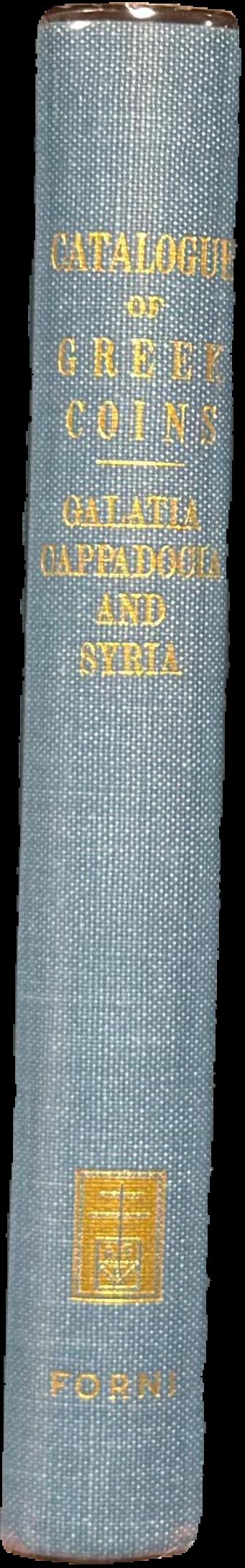 Catalogue of the Greek coins of Galatia, Cappadocia and Syria live spine