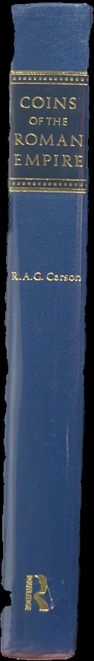 Coins of the Roman Empire / R.A.G. Carson live spine