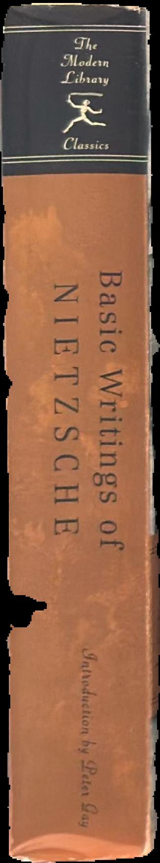 Basic writings of Nietzsche live spine