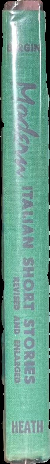 Modern Italian short stories live spine
