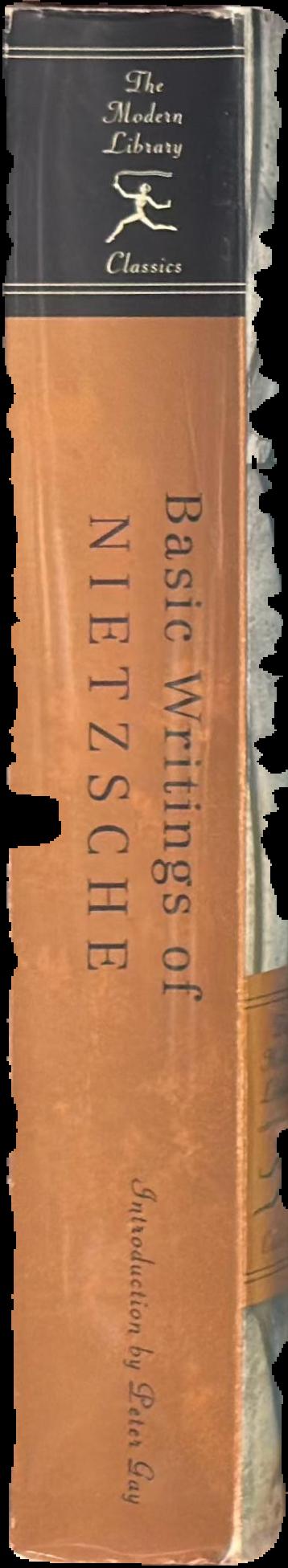 Basic writings of Nietzsche live spine