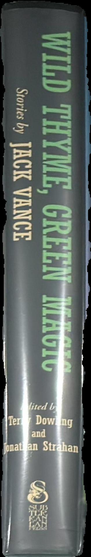 Wild thyme, green magic : stories by Jack Vance live spine
