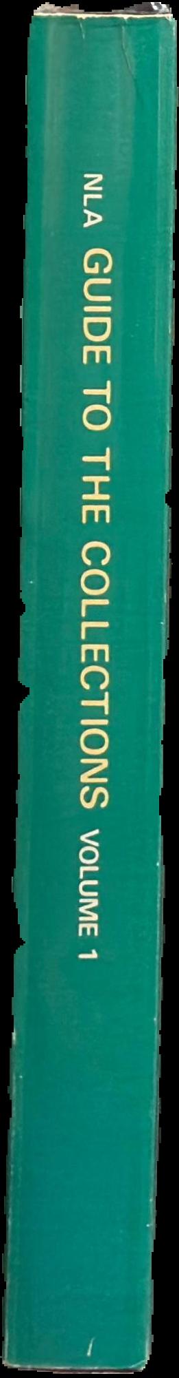 National Library of Australia : guide to the collections, volume 1 / compiled by C. A. Burmester live spine