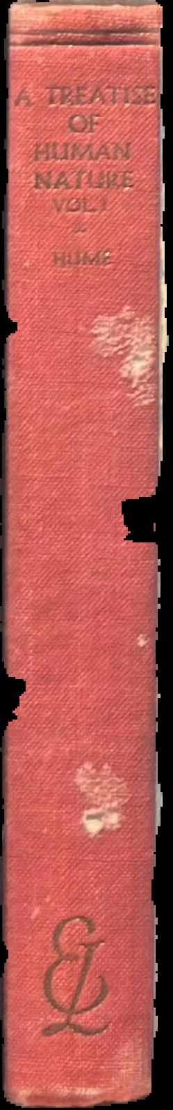 A treatise of human nature in two volumes : vol. I live spine