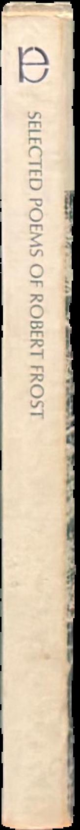 Selected poems of Robert Frost live spine