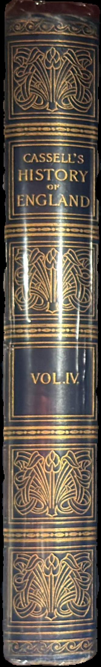 Cassell's history of England : vol. VII, from the illness of the Prince of Wales to the British occupation of Egypt live spine