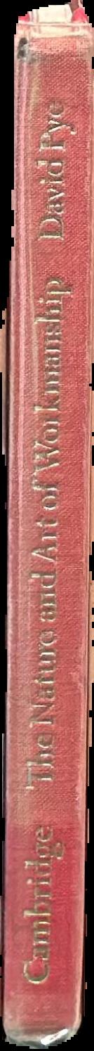 The nature and art of workmanship live spine
