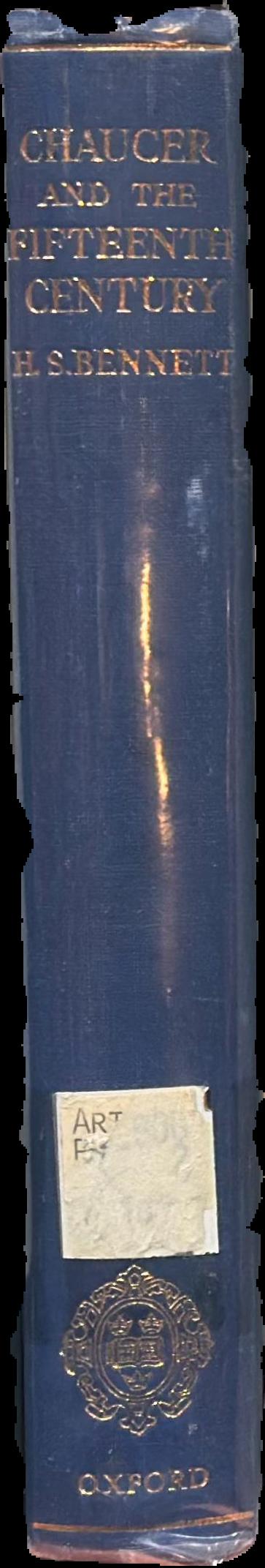 Chaucer and the fifteenth century live spine
