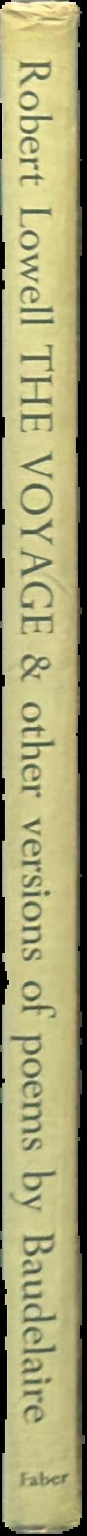 The voyage and other versions of poems by Baudelaire live spine