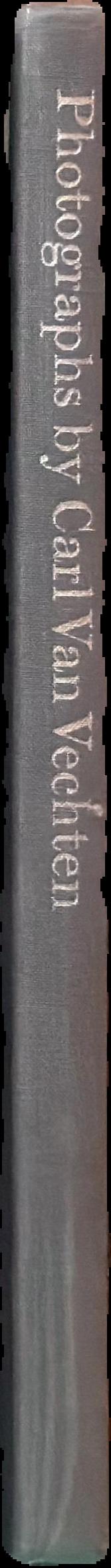 Photographs by Carl Van Vechten live spine