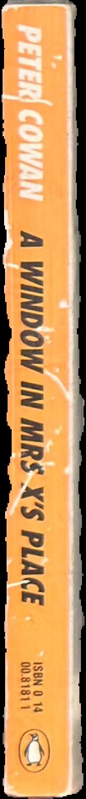 A window in Mrs X's place live spine