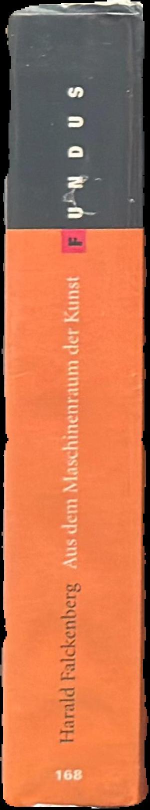 Aus dem Maschinenraum der Kunst : Aufzeichnungen eines Sammlers live spine