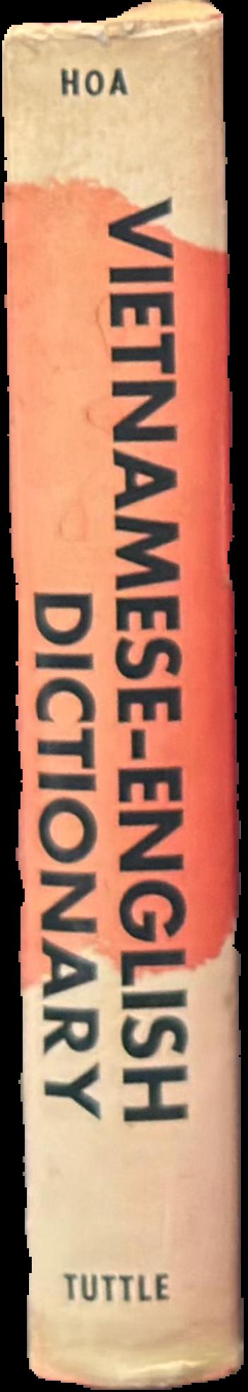 Vietnamese-English dictionary / Nguyen-Dinh-Hoa live spine