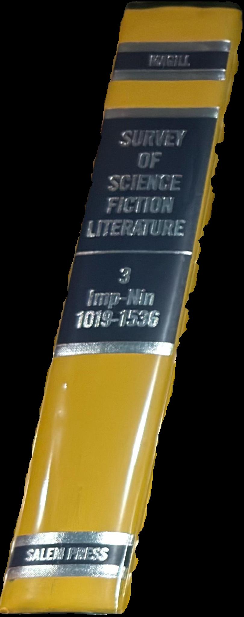 Survey of science fiction literature : volume three : imp-nin live spine