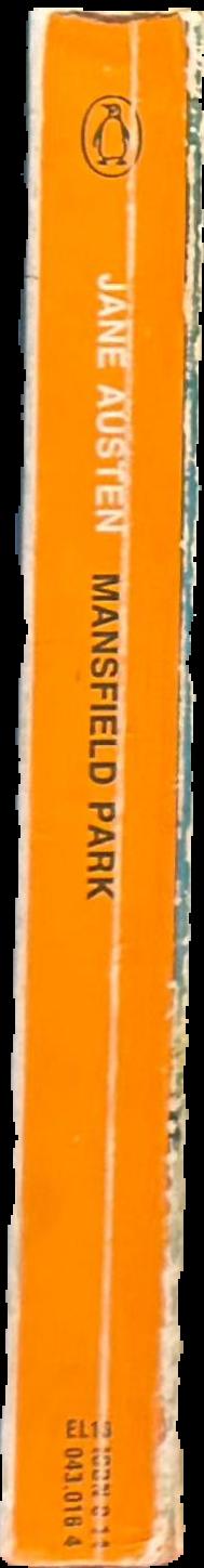 Mansfield Park / Jane Austen ; edited with an introduction by Tony Tanner live spine