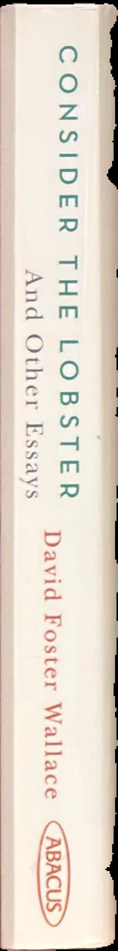 Consider the lobster and other essays live spine