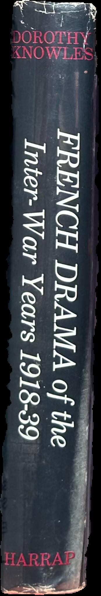 French drama of the inter-war years 1918-39 live spine