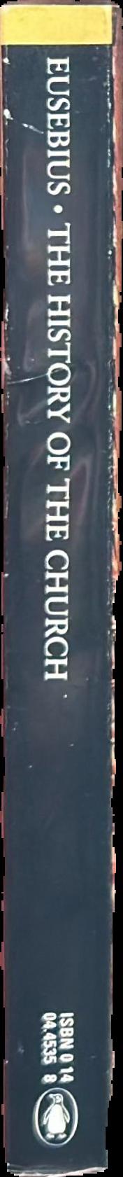 The history of the church from Christ to Constantine live spine