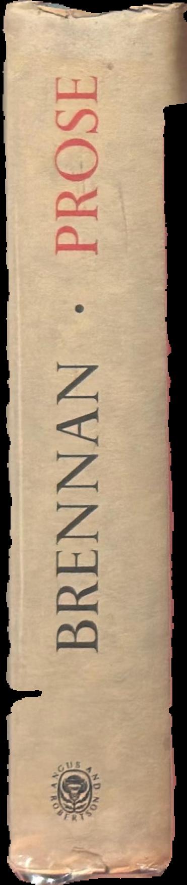 The prose of Christopher Brennan live spine